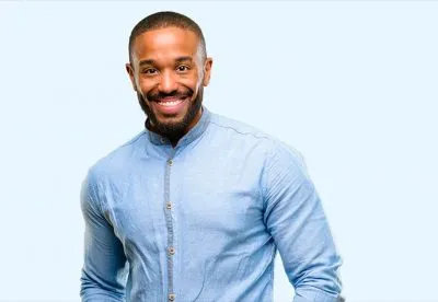 smiling man